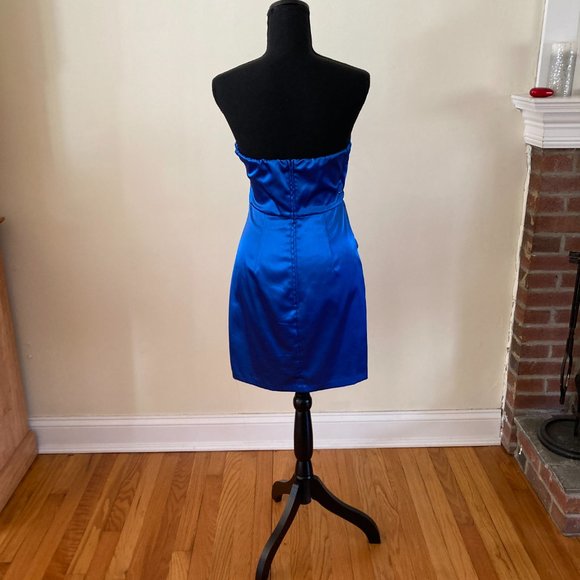 Blue Mini Dress size Juniors 5 - Picture 2 of 3